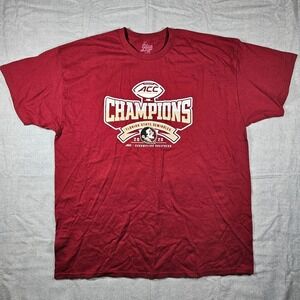 Blue 84 Florida State Seminoles 2023 ACC Champions Shirt Mens XXL Garnet Red FSU